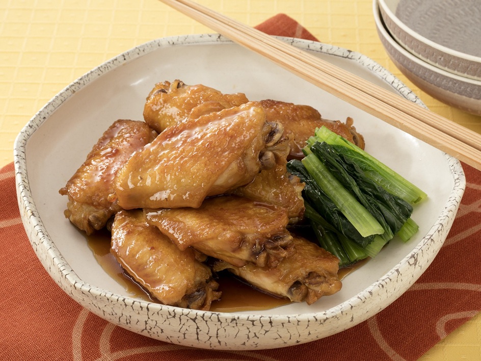 鶏手羽先の梅煮
