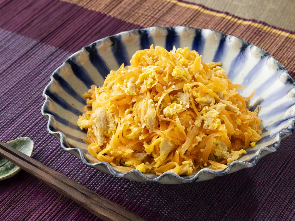 レンジでにんじんしりしり
