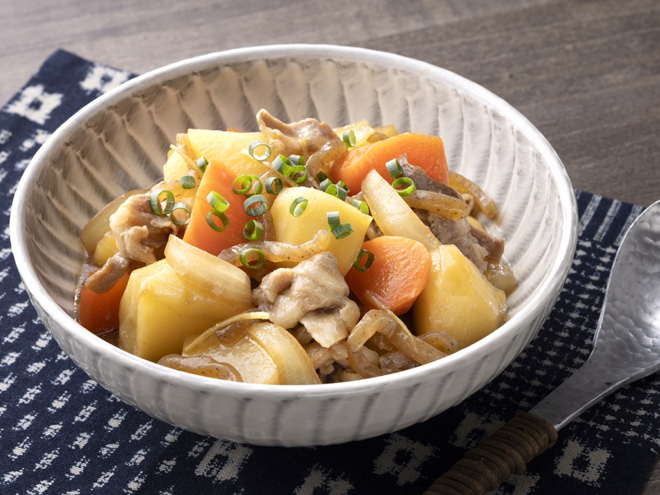 レンジで肉じゃが(関東風)