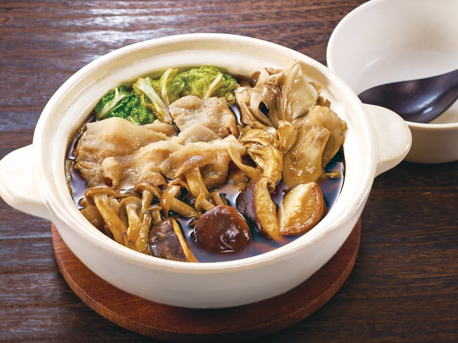 冷凍鍋セットでパパッと!きのこ鍋