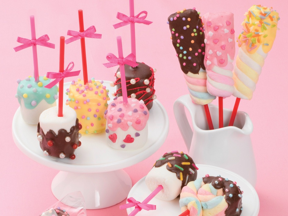 チョコマシュマロポップ