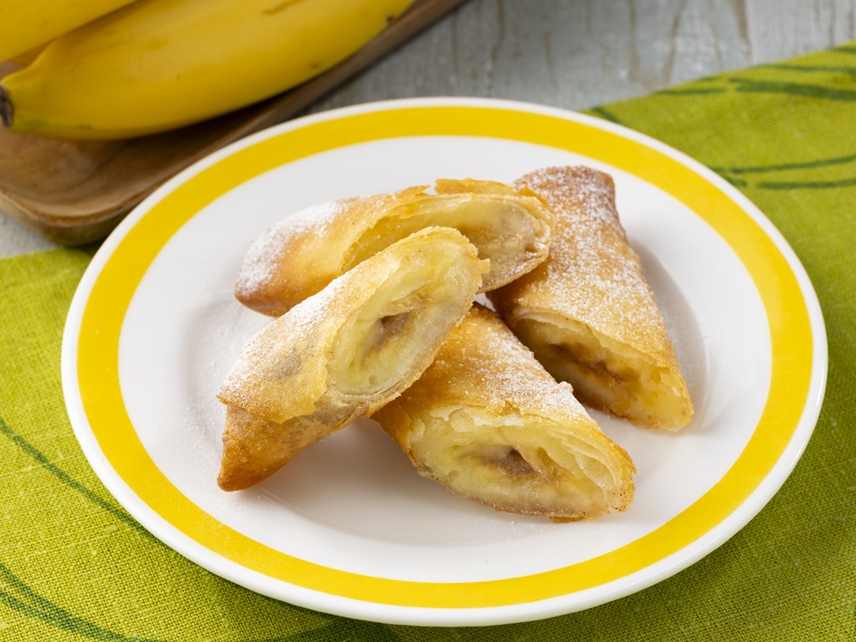 サクとろ!バナナ春巻き