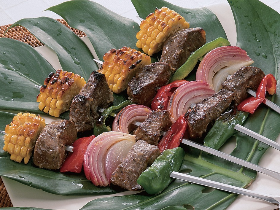 牛肉と野菜のブロシェット