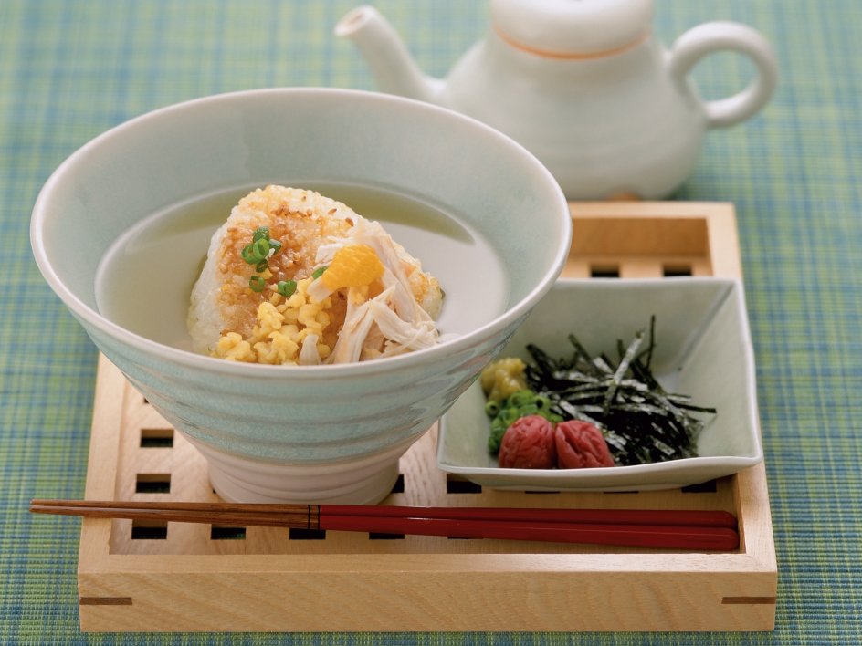 焼きおにぎり茶漬け