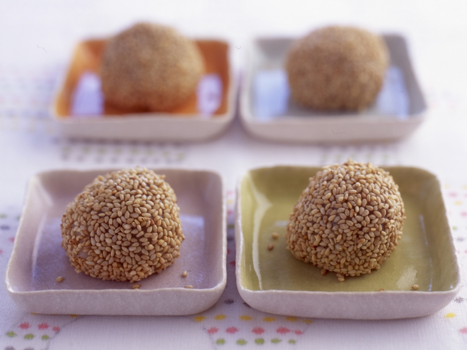 かんたんゴマだんご