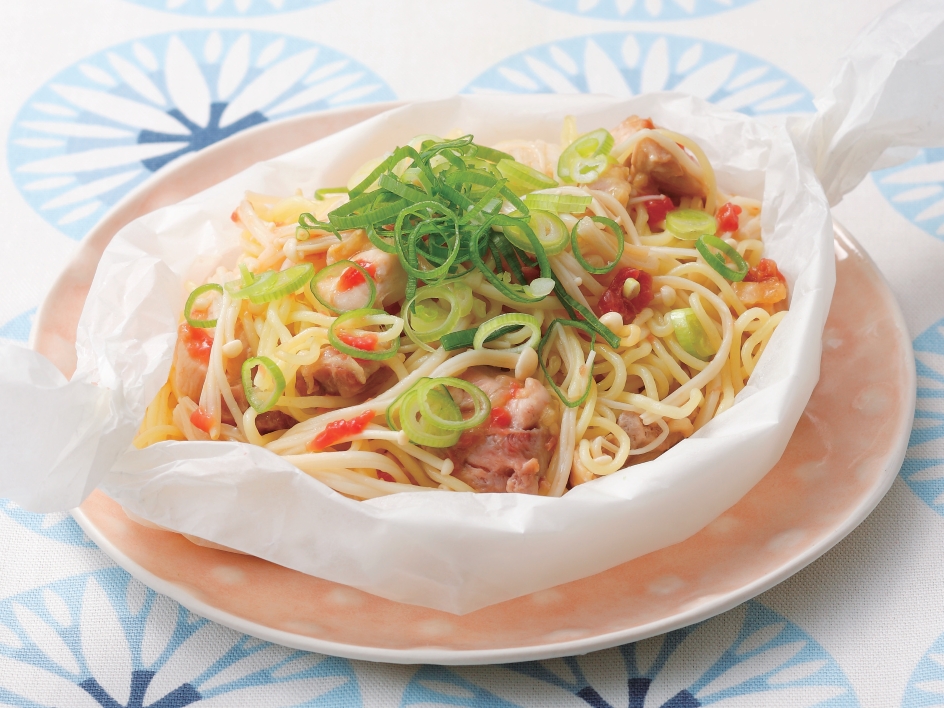 さっぱり梅焼きそば